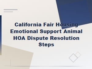 How to Appeal an Hoa Esa Denial in California