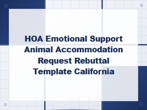 How to Appeal an Hoa Esa Denial in California